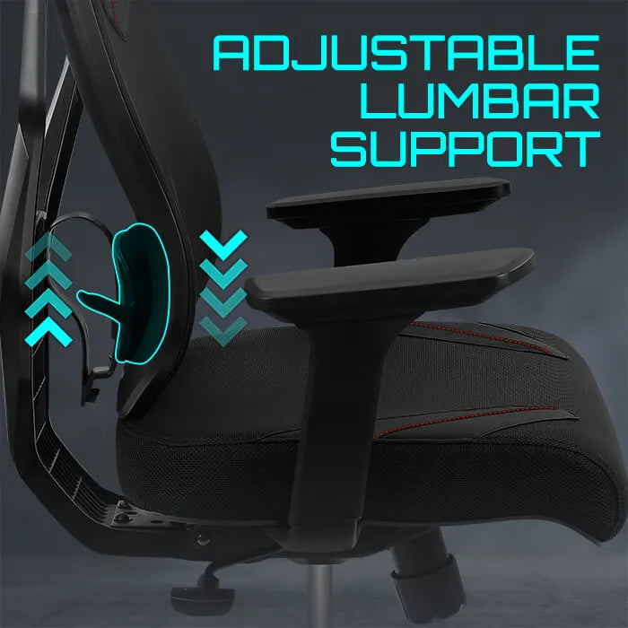 SILLA THUNDER X3 ERGONOMICA YAMA 3 BLACK/RED