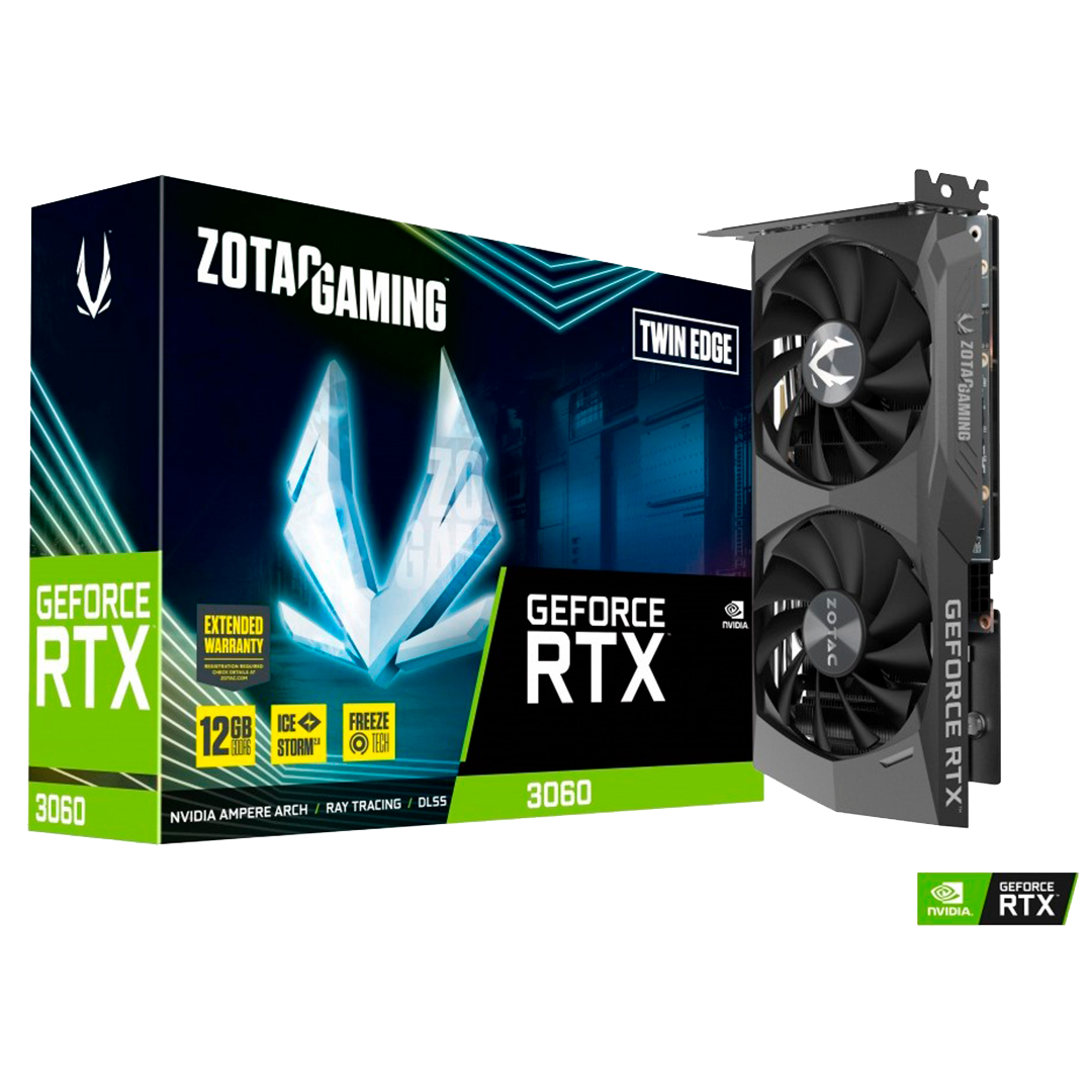 Zotac NVIDIA GeForce RTX 3060 Gaming Twin Edge 12GB GDDR6