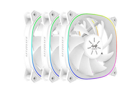 KIT DE VENTILADOR IN WIN 3PZS WHITE 5V ARGB PWM SIRIUS EXTREME PURE TRIPLE PACK