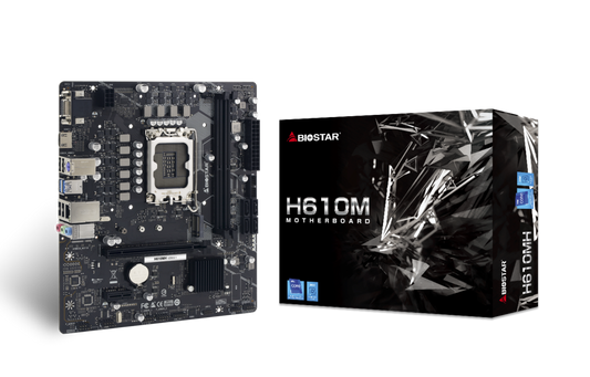 MB BIOSTAR INTEL H610MH4 1866 A 3200MHZ DIMM 2DDR4 64GB M.2 3.0 HDMI SATA PCIE2.0 H610MH