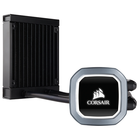 ENFRIAMIENTO LIQUIDO CORSAIR H60 VER 2018 120MM 1XFAN LED BLANCO 1150 1151 1155 1156 CW 9060036 WW