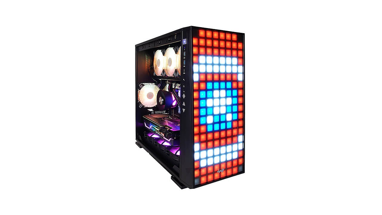 GABINETE IN WIN 309 GAMING EDITION PANTALLA PERZONALIZADA 4X FANS  MEDIA TORRE 309GE
