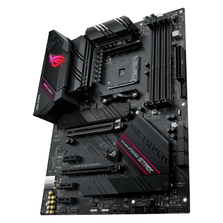 MB ASUS B550 AM4 ATX 4DDR 128GB 4600MHZ HDMI DP 6SATA6GB PCIE3.0 2M.2 AURASYNC RGB ROG STRIX B550 F