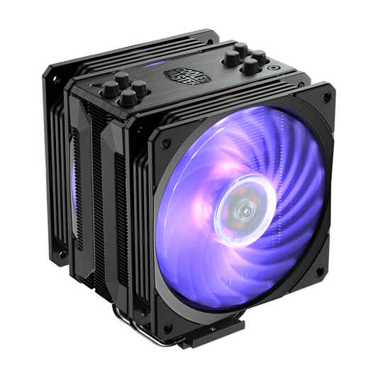 DISIPADOR COOLER MASTER HYPER 212 RGB 4 PIPAS NEGRO RR 212A 20PD R1