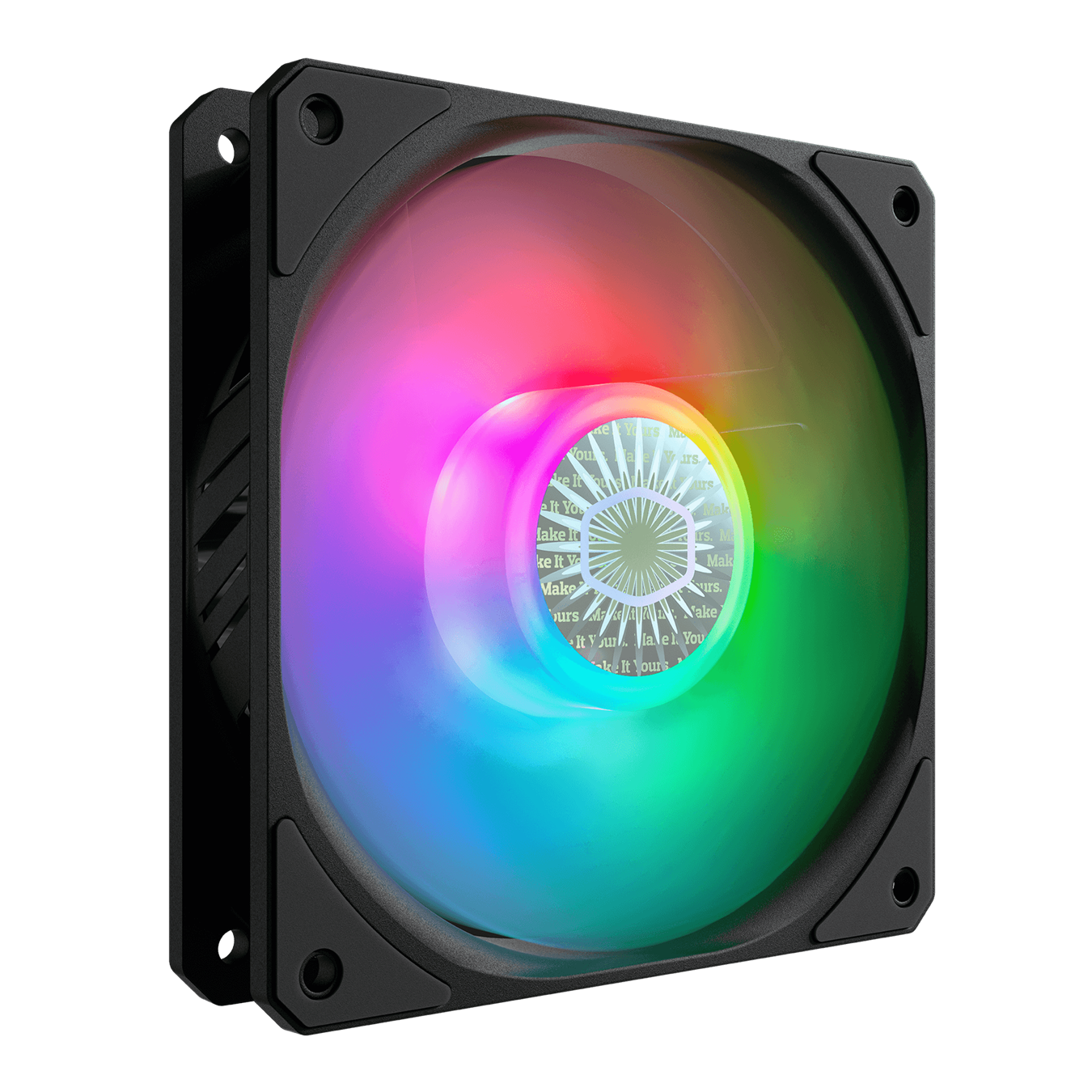 VENTILADOR COOLER MASTER MASTERFAN SICKLEFLOW 120 ARGB EDICION INVERSA 4PINES PWM MFX B2DR 18NPA R1
