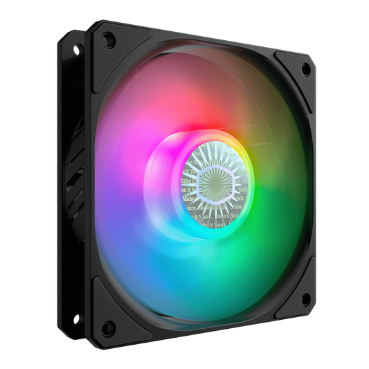 VENTILADOR COOLER MASTER MASTERFAN SICKLEFLOW 120 ARGB EDICION INVERSA 4PINES PWM MFX B2DR 18NPA R1