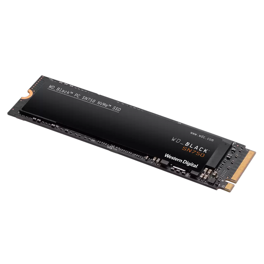 SSD INTERNO WESTERN DIGITAL WD BLACK SN750 NVME M.2 250GB NAND 3D PCIE GEN3 8GBS WDS250G3X0C