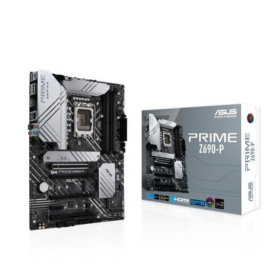 MB ASUS Z690P ATX LGA 1700 4DDR5 128GB 6000MHZ 3M.2 14 1 DRMOS PCIE5.0 USB3.2GEN2X2TIPOC PRIME Z690 P