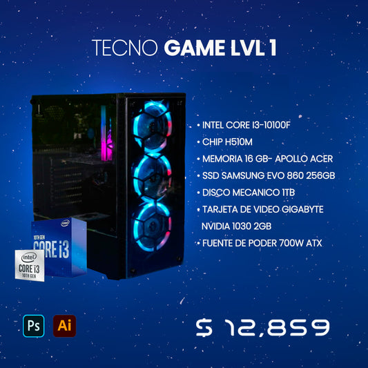 Tecno game LVL1 Pc gamer
