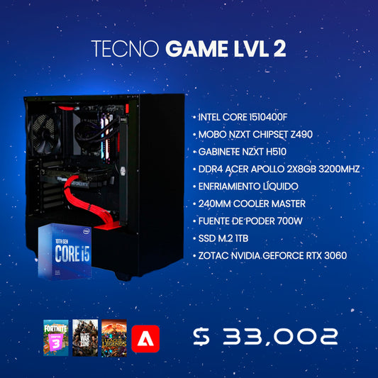 PC Gamer Tecno game LVL2