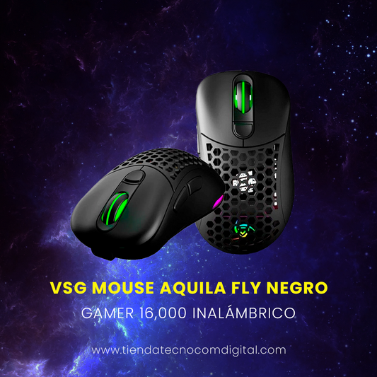 VSG Mouse Aquila Fly Negro Gamer