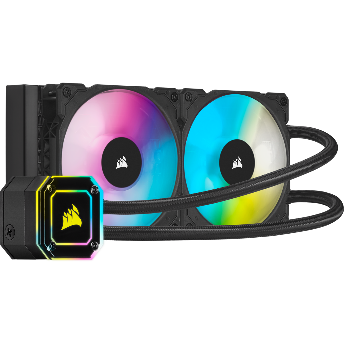 ENFRIAMIENTO LIQUIDO CORSAIR HYDRO H115I 2XFAN 140MM RADIADOR 280MM LED NEGRO CW 9060047 WW