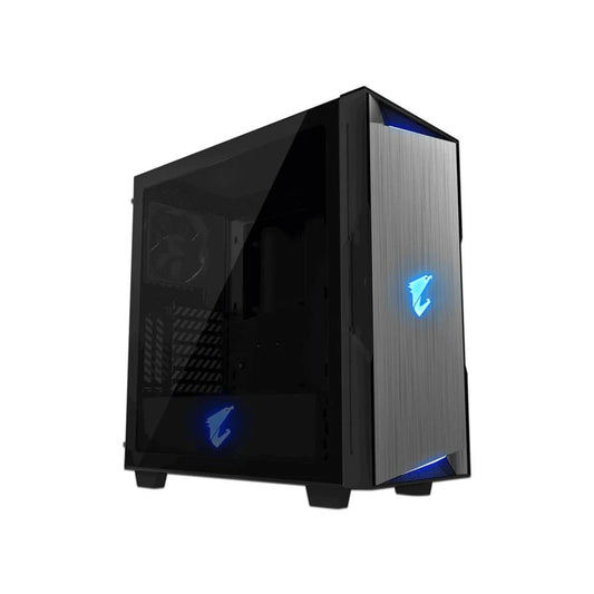 GABINETE GIGABYTE AORUS AC300G MEDIA TORRE ATX CRISTAL TEMPLADO 1HDMI 2USB3.0 1USBC 2BAHIA3.5 3BAHIA